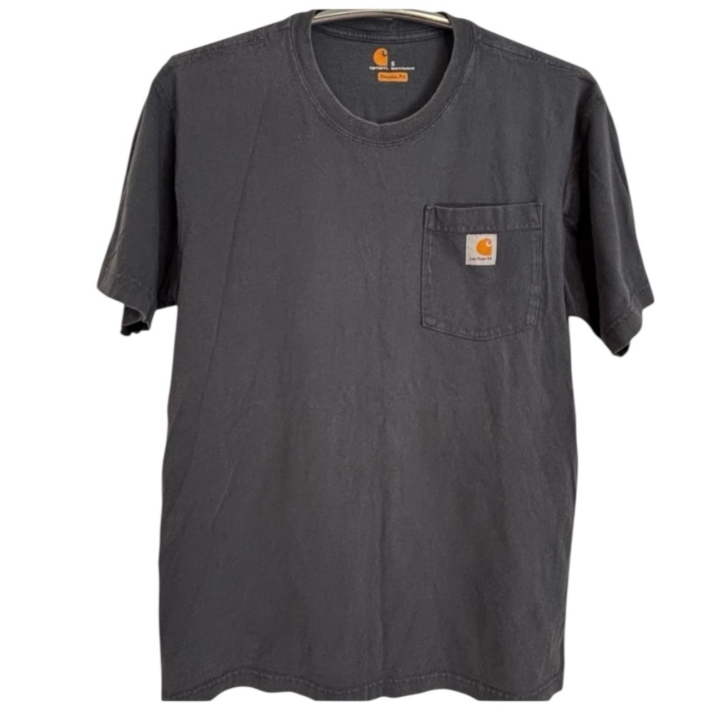 Carhartt Men's Charcoal Gray Pocket Tee